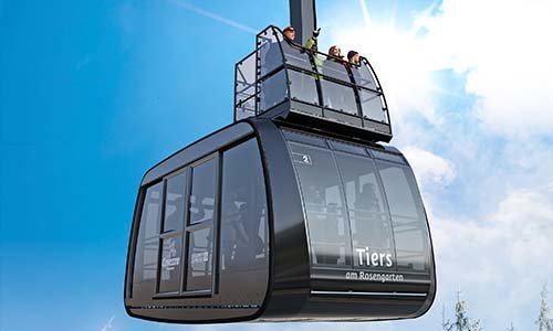 Die neue Tierser Seilbahn