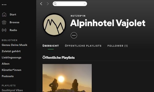 Südtirol für zu Hause, auf Spotify