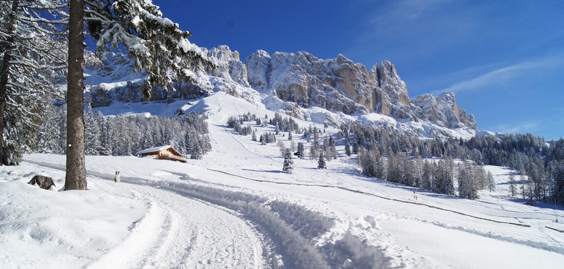 Winter hiking in South Tyrol