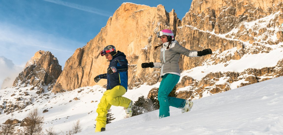 Winter holidays in the Dolomites skiing, cross-country skiing and much more